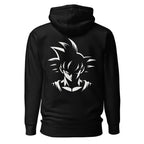 Goku Silhouette Graphic Hoodie in Black — Otaku Bestie Anime Apparel