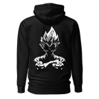 Majin Vegeta Graphic Hoodie in Black — Otaku Bestie Anime Apparel