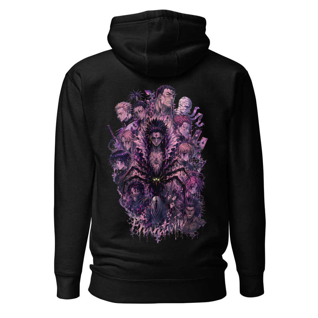 Hunter x Hunter Phantom Troupe Graphic Hoodie in Black — Otaku Bestie Anime Apparel
