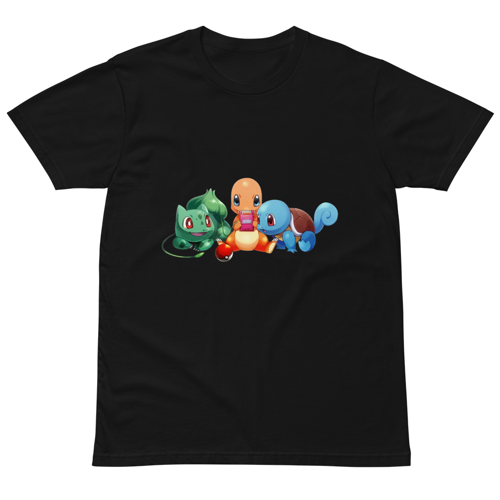 Pokémon Kanto Classics Graphic T-Shirt in Black — Otaku Bestie Anime Apparel