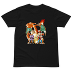 Pokémon Kanto Rivals Graphic T-Shirt in Black — Otaku Bestie Anime Apparel