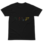 Pokémon Starter Backs Squad Graphic T-Shirt in Black — Otaku Bestie Anime Apparel