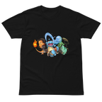 Pokémon Legends Trio Graphic T-Shirt in Black — Otaku Bestie Anime Apparel