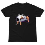 One Piece Luffy Gear 5 Panel Graphic T-Shirt in Black — Otaku Bestie Anime Apparel