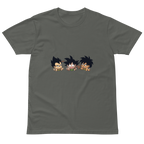 Saiyan Babies Graphic T-Shirt in Charcoal — Otaku Bestie Anime Apparel