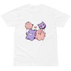 Pokémon Gengar x Clefable Graphic T-Shirt in Black — Otaku Bestie Anime Apparel